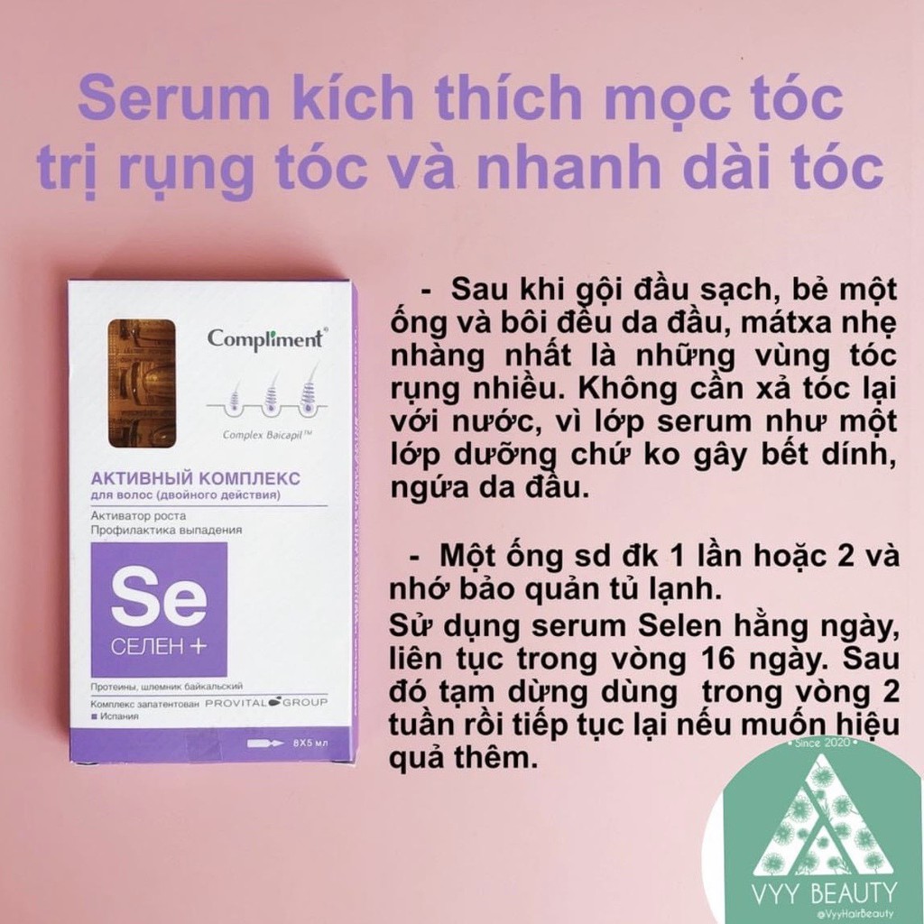 Serum tóc SE Selen Compliment trị rụng kích mọc tóc