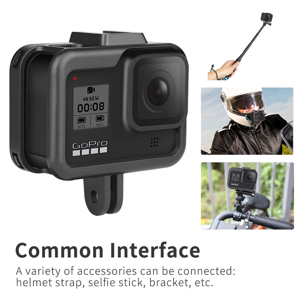 Khung Bảo Vệ Máy Ảnh GoPro Hero 8 Màu Đen