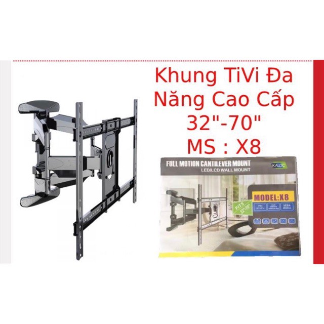 Khung treo tivi-giá treo tivi xoay góc đa năng năng cao cấp từ 26inh-70inh