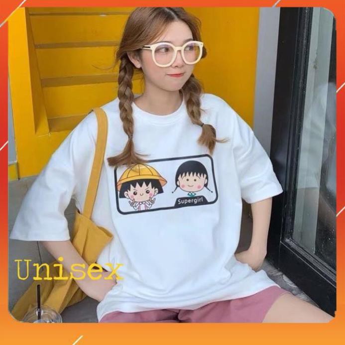 [HANG_VNXK] Áo Thun Unisex Nhóc Maruko [HÌNH THẬT+CLIP SHOP TỰ QUAY]