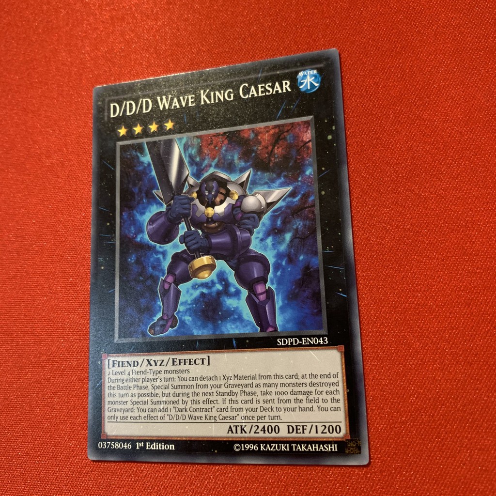 [EN][Thẻ Bài Yugioh Chính Hãng] D/D/D Wave King Caesar