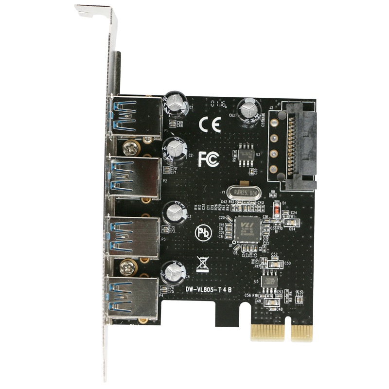 Card pci to 4port USB | card pci ra 4 cổng usb