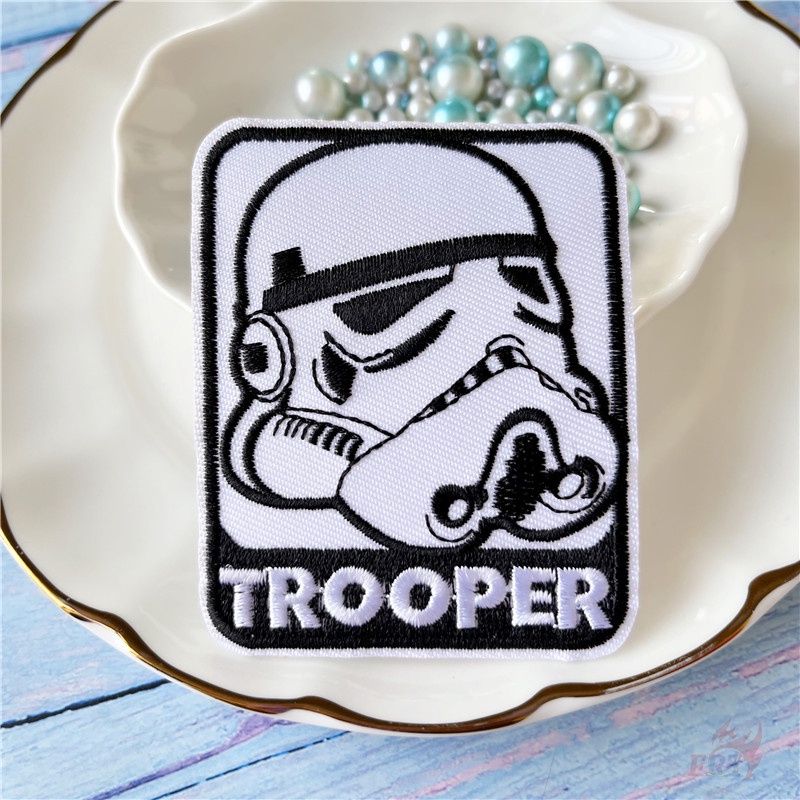 ☸ Miếng Dán Ủi Trang Trí In Hình Star Wars: Trooper Darth / The Mandalorian: Đây Là Miếng Vá ☸ 1 Sticker Ủi Thêu Hình Huy Hiệu