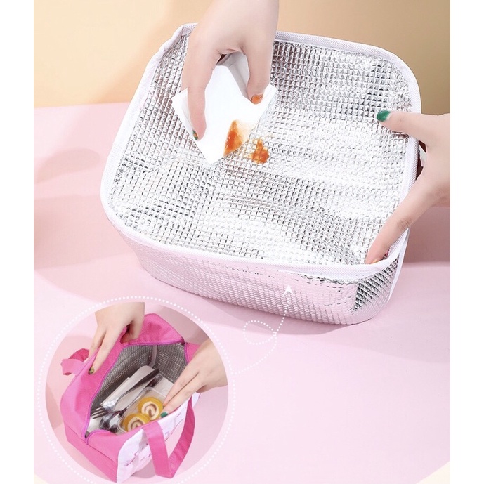Túi đựng cơm giữ nhiệt hình dễ thương