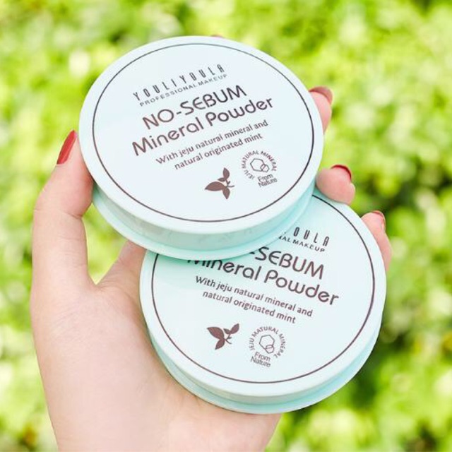 Phấn phủ kiềm dầu dạng Nén No-Sebum Mineral