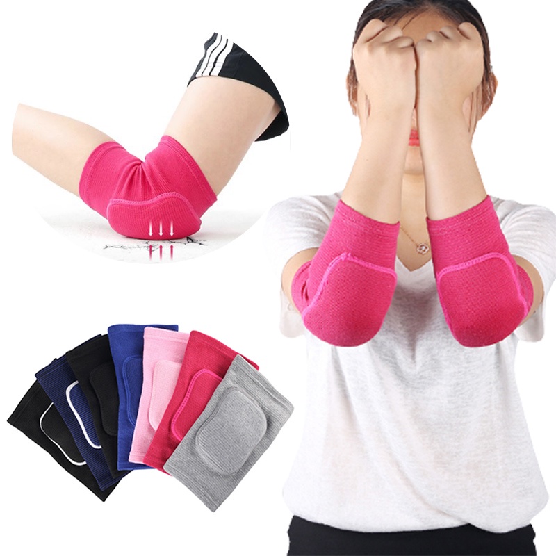 Đệm Xốp Dày Bảo Vệ Khuỷu Tay / Đầu Gối Khi Chơi Bóng Rổ / Bóng Chuyền / Thể Thao Cho Người Lớn Và Trẻ Em