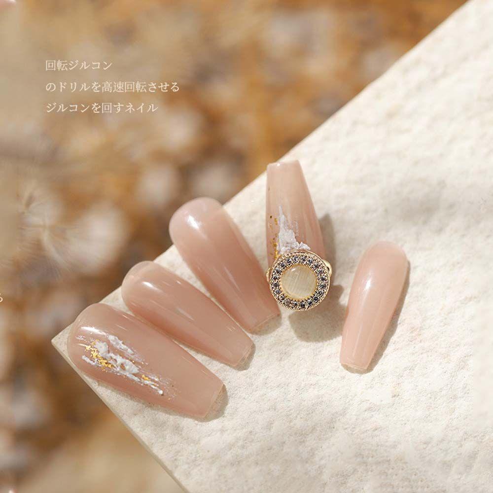 OCEANMAP Phụ Kiện Hạt Xoay Trang Trí Móng Tay Tốc Độ Cao Kiểu Năm Mới Nhật Bản DIY