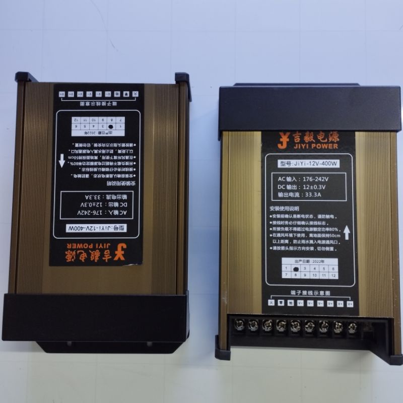 Nguồn 12V 34A 400W vỏ nhôm ngoài trời.
