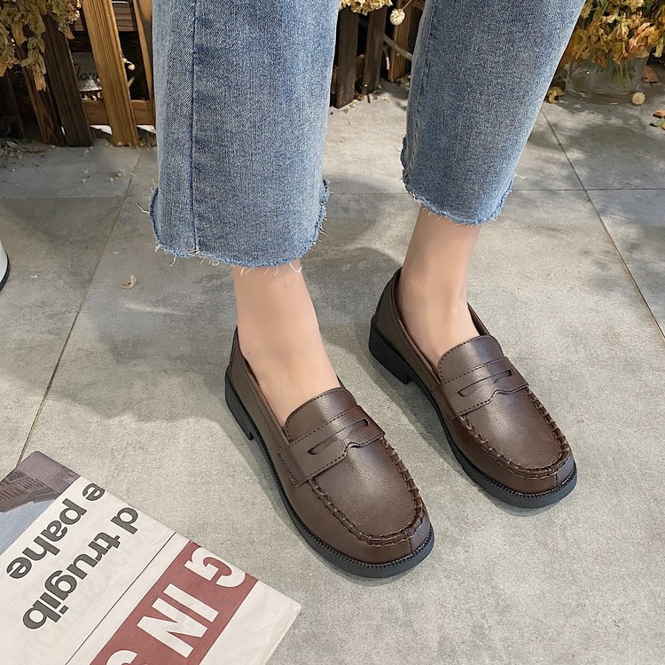 Giày Búp Bê Mũi Vuông Thời Trang Đơn Giản Cho Nữ