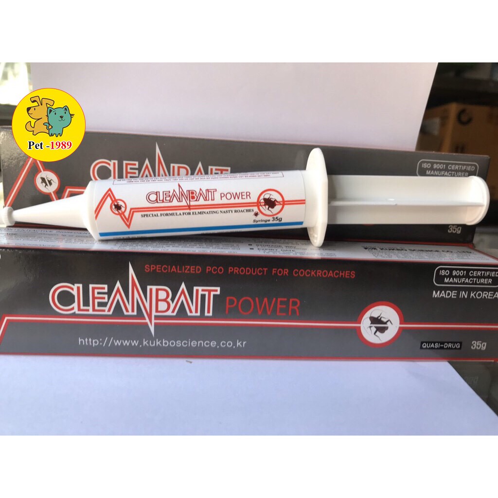 Gel Thuốc diệt gián CLeanbait power - Nhập khẩu Hàn Quốc Pet-1989