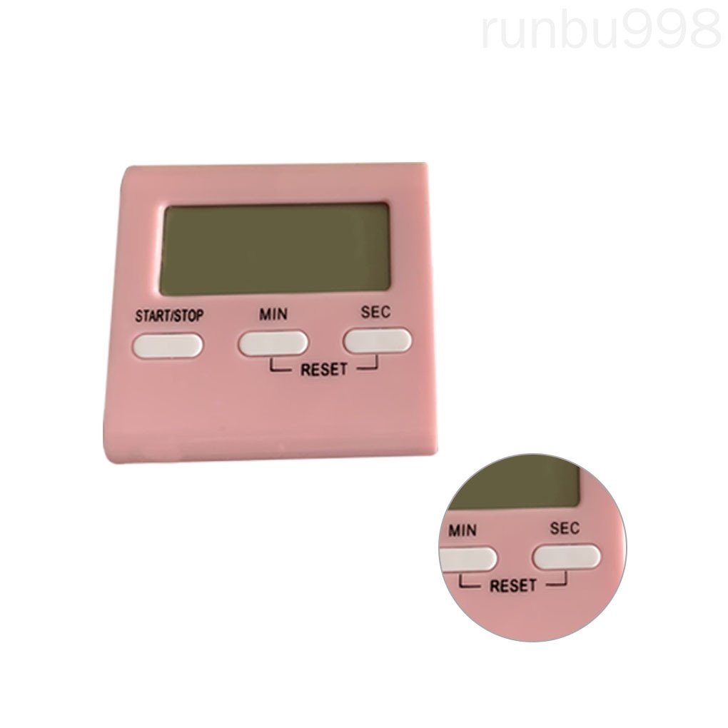 Đồng Hồ Đếm Ngược Thời Gian Nấu Ăn Màn Hình Lcd Chạy Bằng Pin Runbu998
