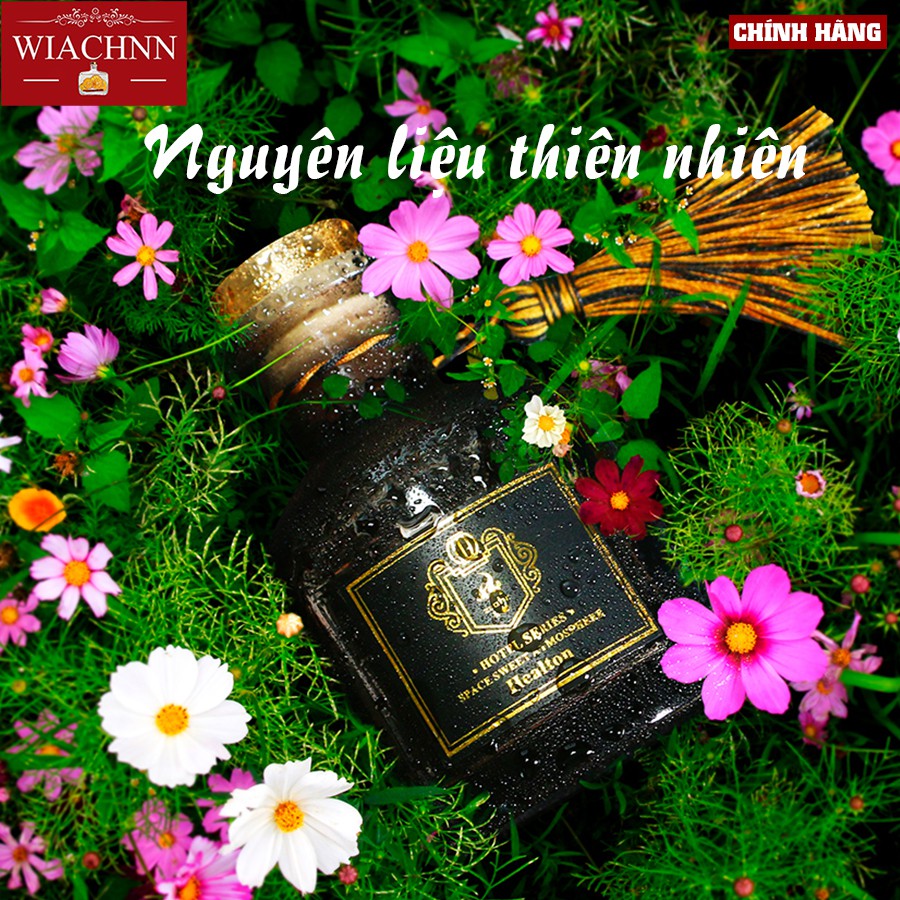 Tinh Dầu Thơm Phòng WIACHNN Thiên Nhiên Que Gỗ Tự Khuếch Tán Đen Huyền Thoại Chai 50ml WH01