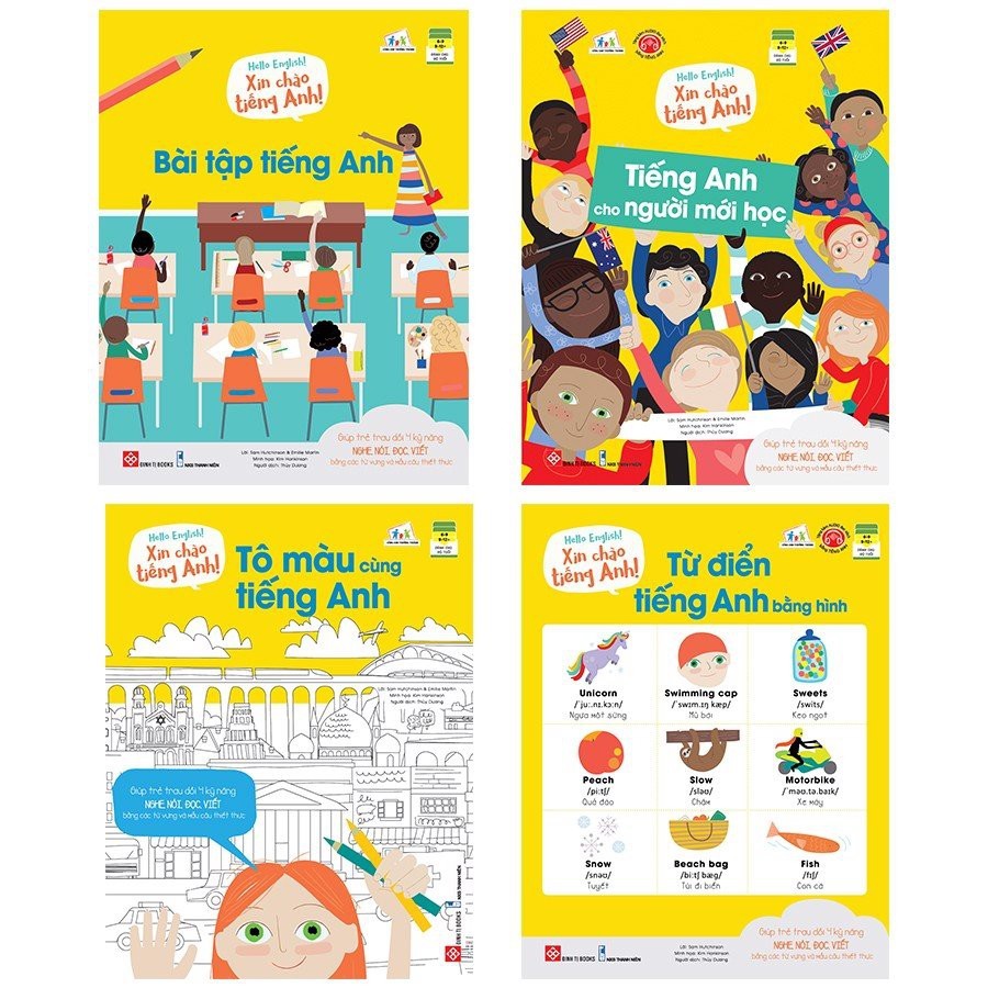 Sách - Hello English! - Xin chào tiếng Anh!- Bài tập tiếng Anh