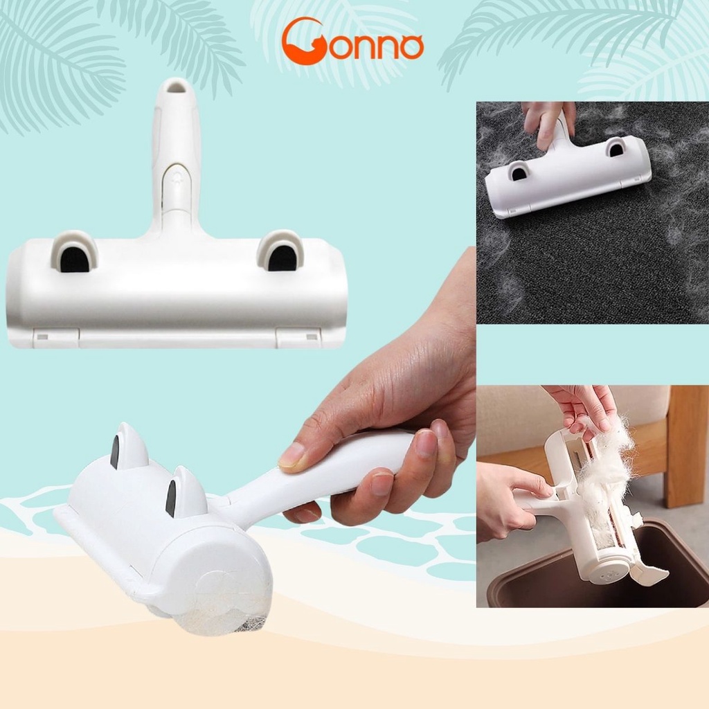 Cây Lăn Lông Tĩnh Điện Dành Cho Người Nuôi Chó Mèo Rụng Lông Làm Sạch Mảng Lông Bám Trên Nệm Sofa Quần Áo