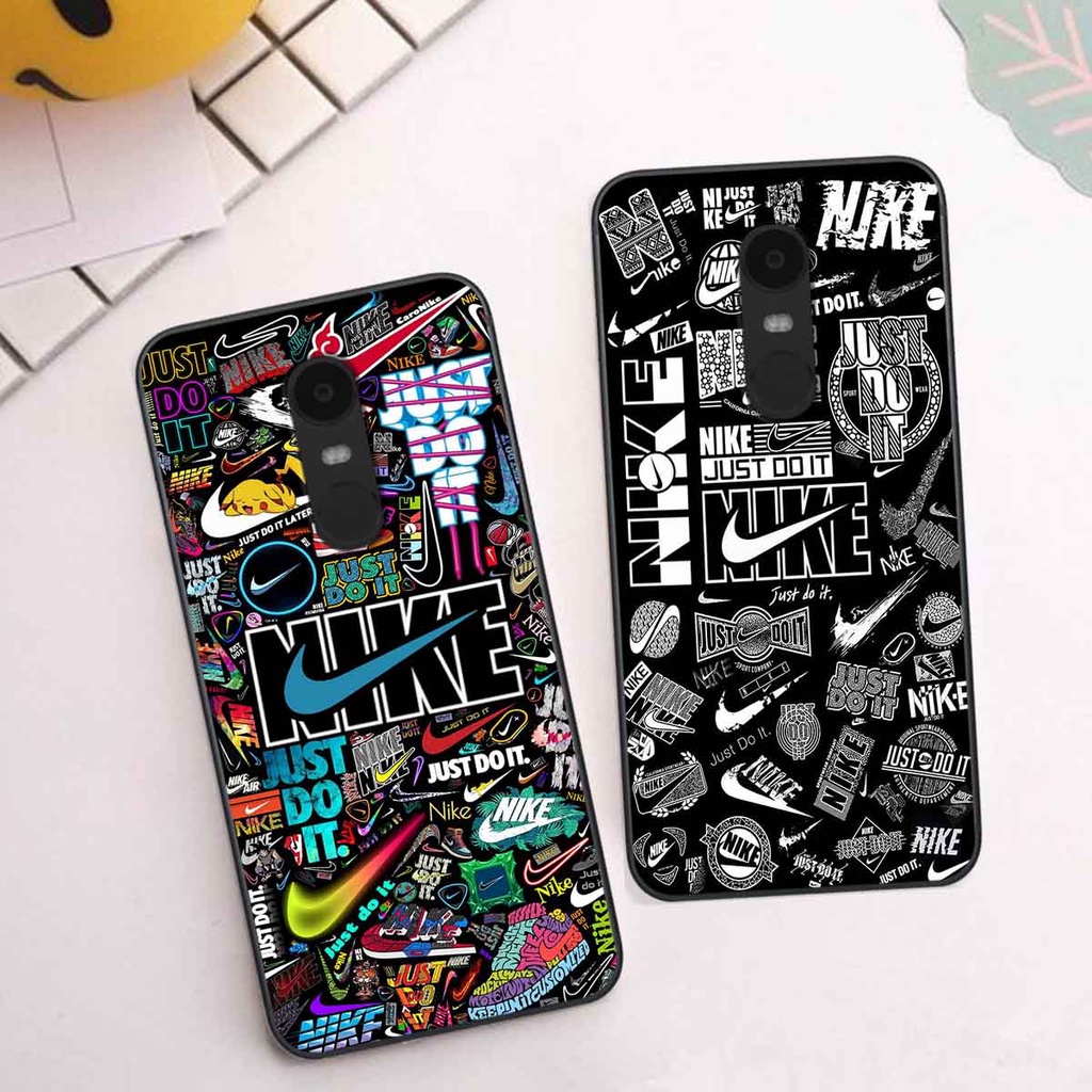 Ốp Xiaomi Redmi Note 4/ Note 4x / Redmi 5 Plus in hình thương hiệu L.V, N.I.K.E cá tính, đẳng cấp