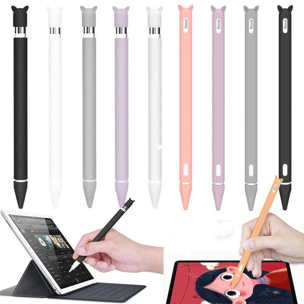 MAYSHOW Hộp Đựng Bút Bằng Silicone Màu Kẹo Ngọt Chống Trượt