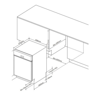 Máy rửa chén bát Fagor 3LVF-62BSI