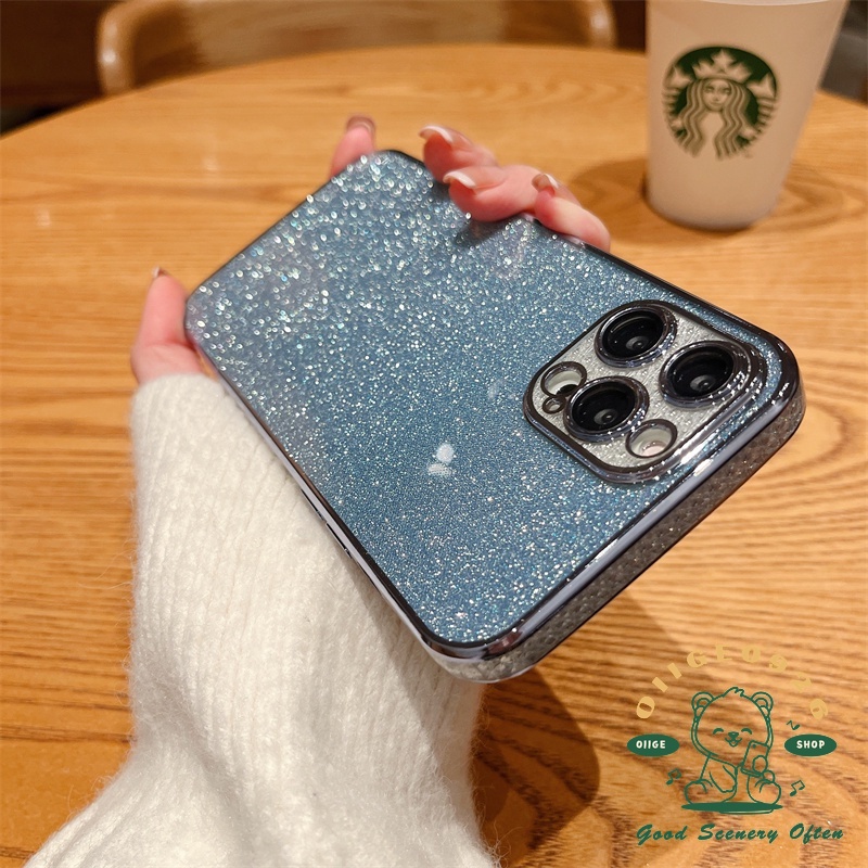 Ốp Điện Thoại TPU Kim Tuyến Nhiều Màu + Viền Bảo Vệ Camera Cho Iphone 13 12 / 11 Pro Max / Xs Max Xr X 8 7Plus