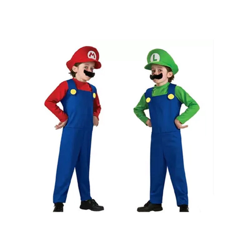 Trang Phục Hóa Trang mario Nhân Dịp halloween Dành Cho Trẻ Em Và Người Lớn