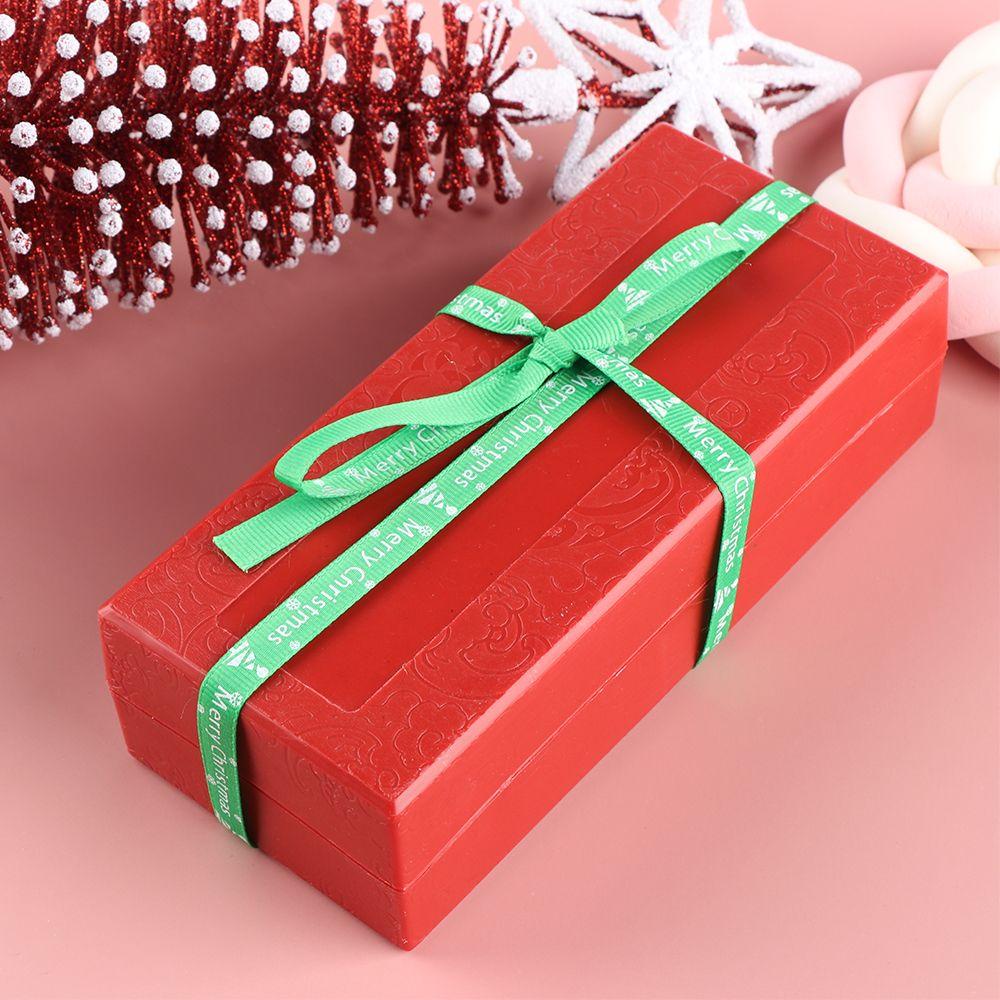 Cuộn Dây Ruy Băng In Chữ Merry Christmas Dài 25 Yards Dùng Trang Trí Giáng Sinh