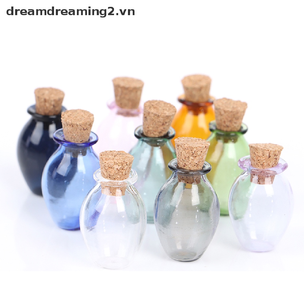 Bộ 2 Lọ Thủy Tinh mini Tỉ Lệ 1: 12 Dành Cho Búp Bê