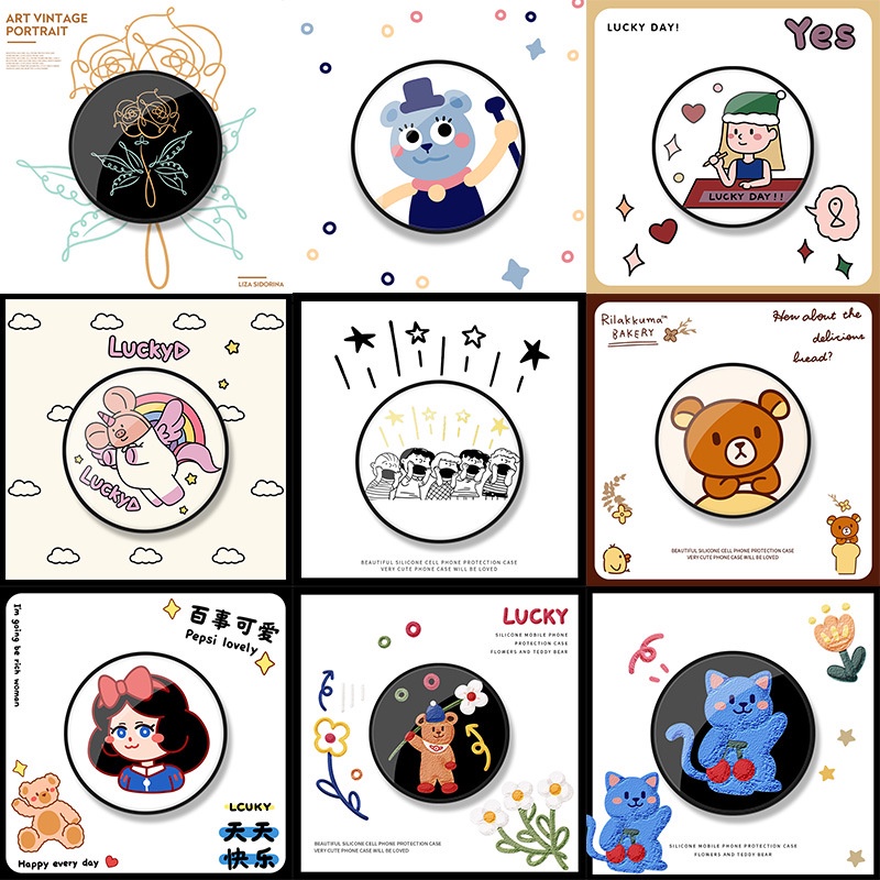 Giá Đỡ Điện Thoại Hình Kpop Bts Bt21 Giá đỡ điện thoại Apple hình hoạt hình 3d phong cách Hàn Quốc