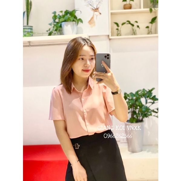 Sơ mi cổ đức tay chuông Giangkoivnxk
