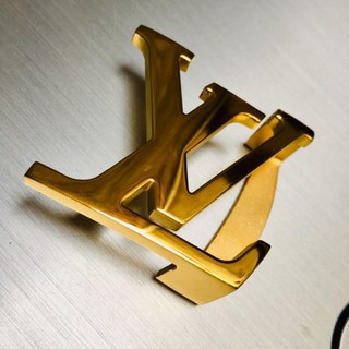 Mặt thắt lưng đồng đúc LV , 4 Cm . Mặt thắt lưng LV