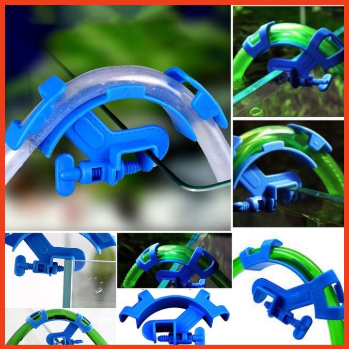 Kẹp xanh giữ ống thay nước bể cá chống gập tiện lợi