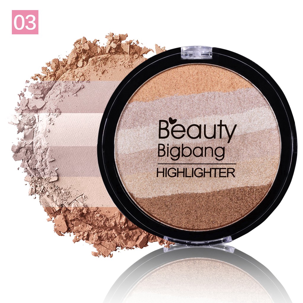 (Hàng Mới Về) Bảng Phấn Bắt Sáng Beautybigbang Màu Cầu Vồng Đẹp Mắt Jp3 | BigBuy360 - bigbuy360.vn