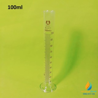 Ống đong có chân đế, chia vạch, dung tích 100ml