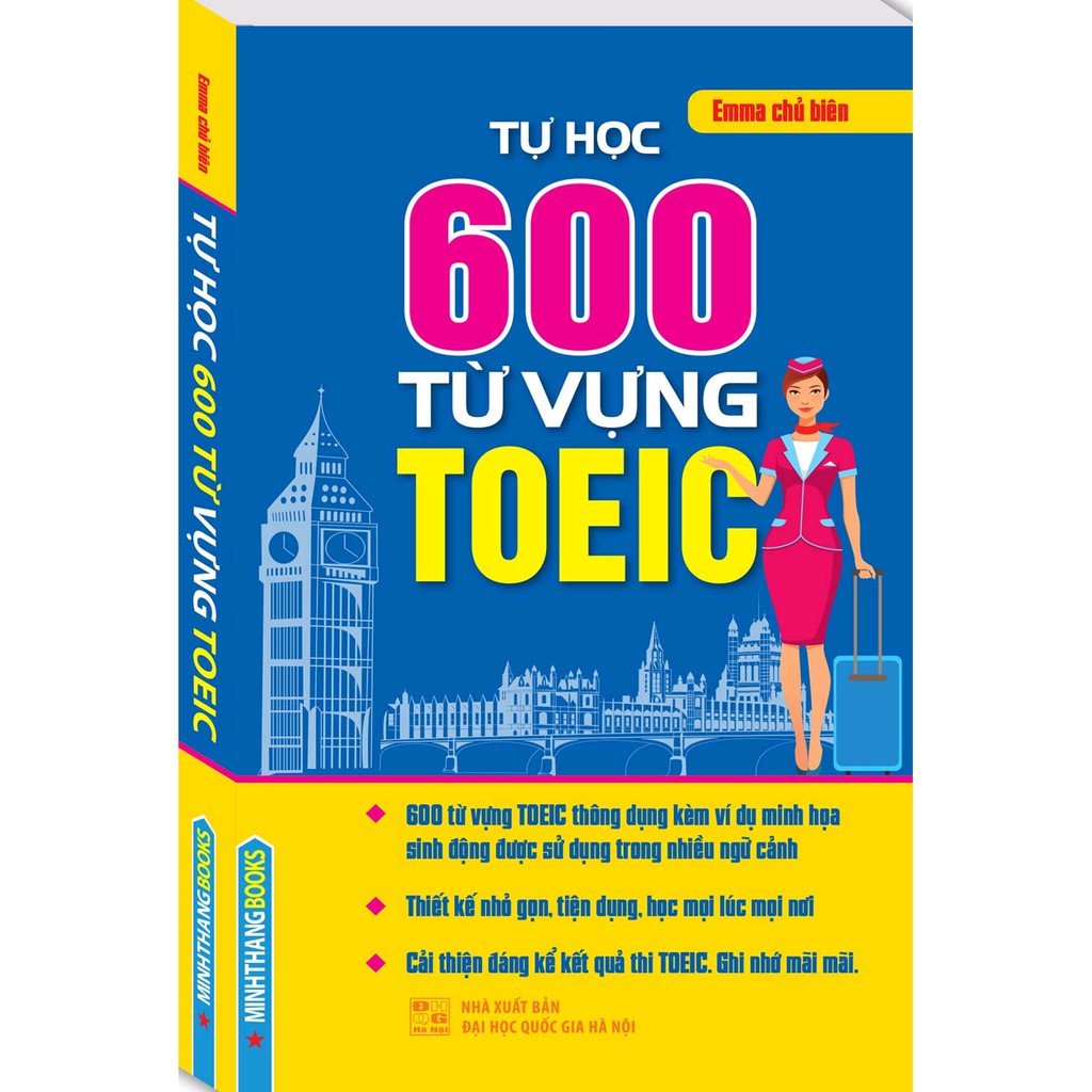 Sách Tự học 600 từ vựng TOEIC