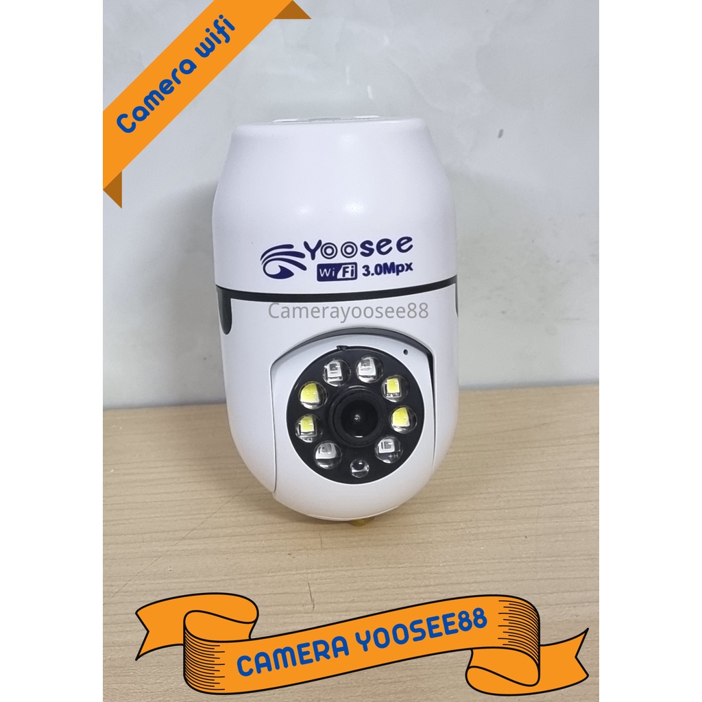 Camera wifi yoosee thiết kế độc đáo tích hợp chui cấm điện HK212 xoay 360° quay đêm có màu, đàm thoại 2 chiều