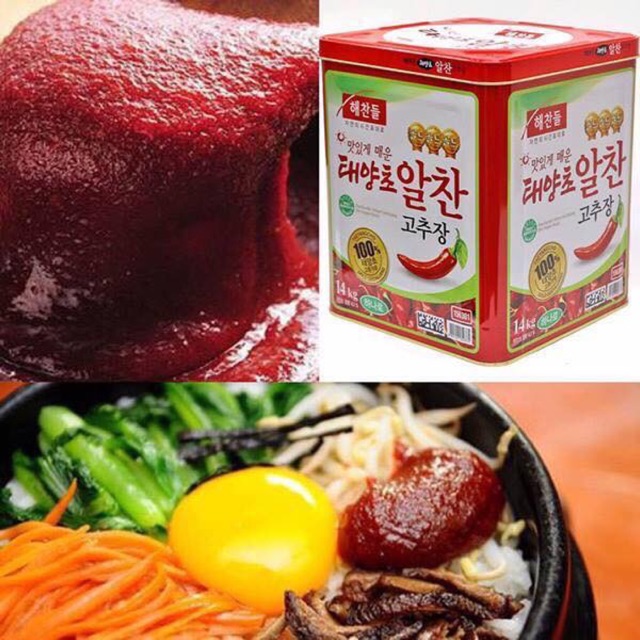 Tương ớt Hàn Quốc Gochujang 1kg chiết lẻ từ thùng 14kg
