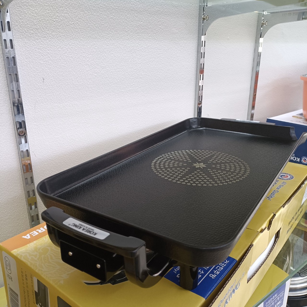 Bếp nướng điện không khói Korea King, Vỉ nướng chống dính đa năng bêp nướng, BBQ, thịt, rau củ