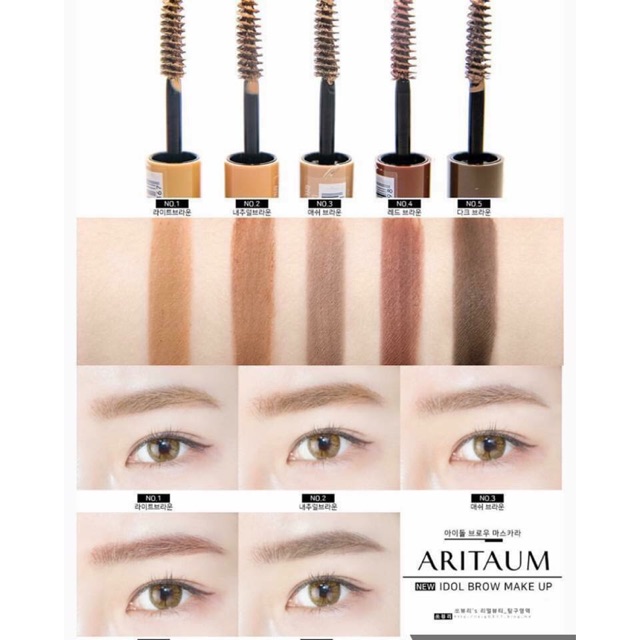 Chuốt lông mày Aritaum IDOL Brow Mascara