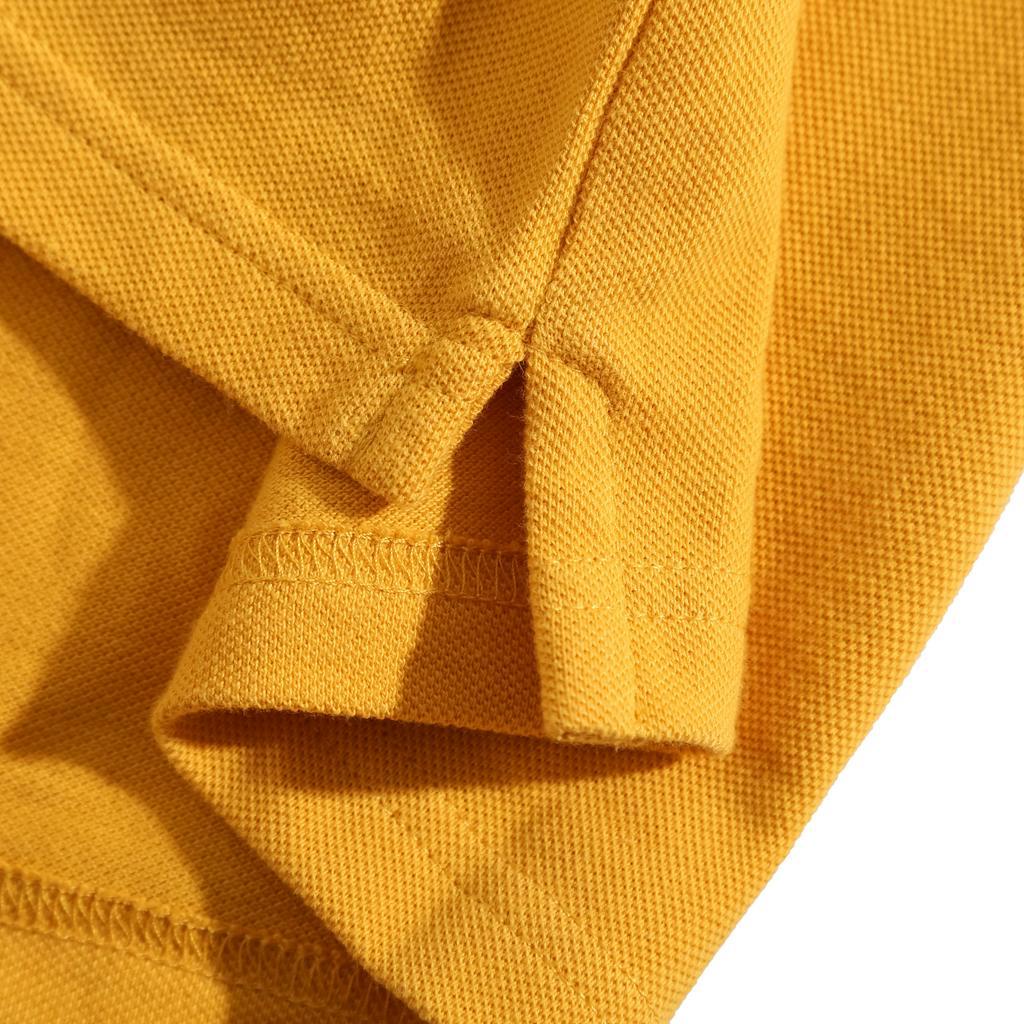 Áo Thun Nam Cao Cấp Polo Premium Basic Yellow Bo Tổ Ong BY COTTON