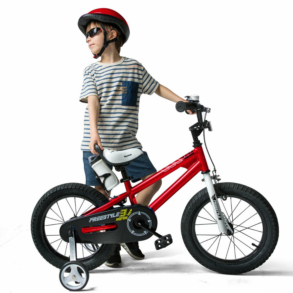 [Nhập MYKIBIKE giảm 100k] Xe đạp trẻ em Freestyle ROYAL BABY Size 16&quot; màu đỏ RB16B-6/RED