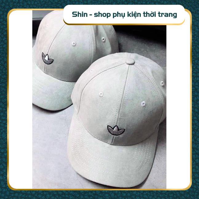 Mũ nón lưỡi trai nón kết nam nữ bằng da lộn thể thao trẻ trung đẹp chất hàng hiệu - Shin Shop Phụ Kiện Thời Trang