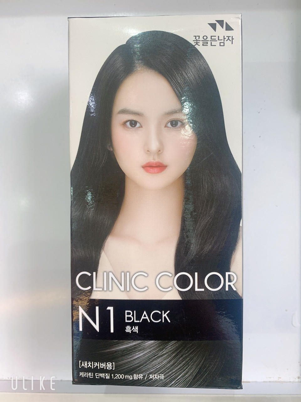 Thuốc nhuộm tóc phủ bạc Hàn Quốc Clinic Color Black (màu đen)