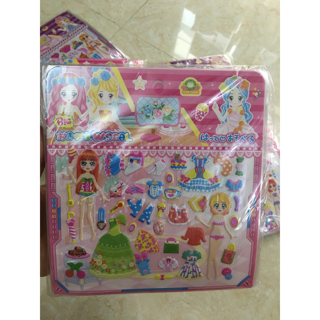 Hình dán công chúa  Sticker hình dán công chúa loại đẹp cho bé gái