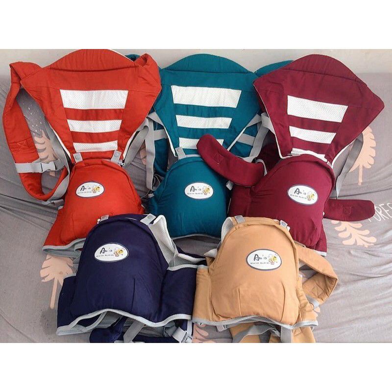 Địu ngồi Ankids cho bé, Địu trợ lực cho bé trên 6m thông hơi