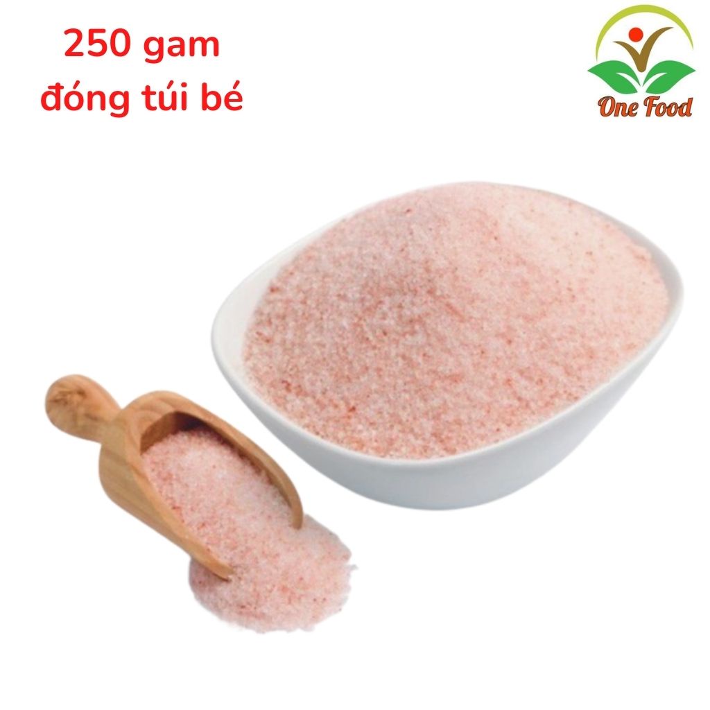 Muối Hồng Himalaya Organic, MUỐI TẮM, Tẩy Tế Bào Chết Ngâm Chân Thảo Dược Cực Tốt, OneFood68