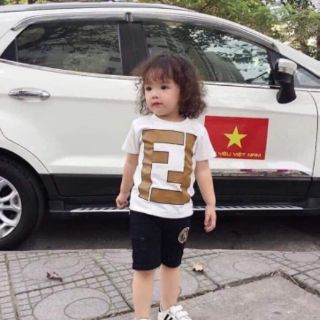 Set áo in FF quần kaki
