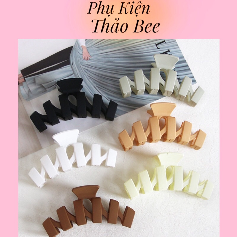 Kẹp tóc càng cua răng cá mập phong cách Hàn Quốc