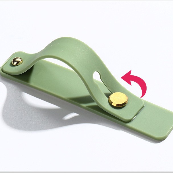 Nhẫn Đỡ Điện Thoại Bằng Silicon Màu Kẹo Tự Dính Cho iPhone &amp; Android