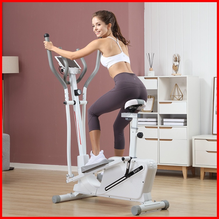 Xe đạp thể dục toàn thân khung thép chắc chắn, máy chạy bộ trên không