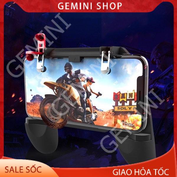 Tay Cầm Game W10 Có Nút Bắn Cho Điện Thoại Chơi Pubg, Ros, Free Fire Controller