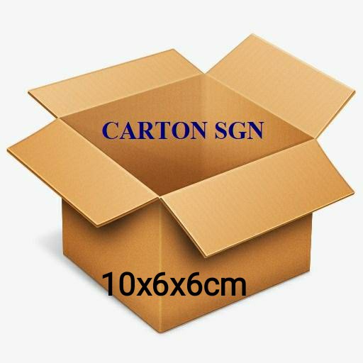 Thùng carton size 10x6x6cm bộ 20 hộp carton