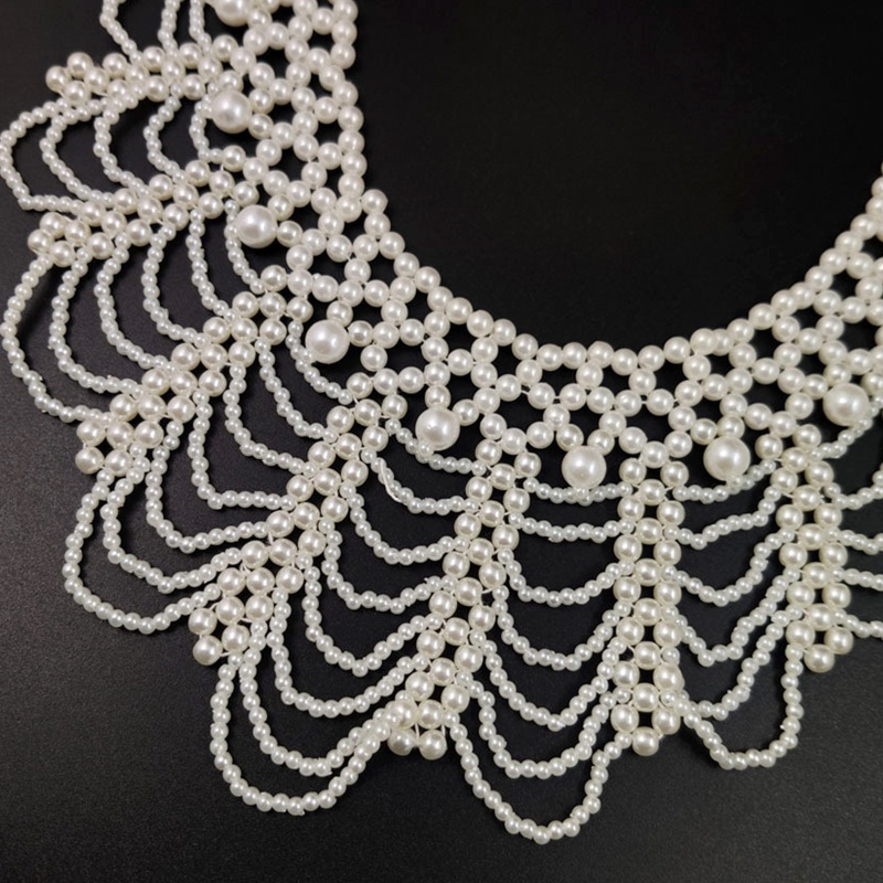 Vòng Cổ YOIOI Chuỗi Hạt Ngọc Trai Giả Hình Cánh Hoa Trang Sức Dicky Cho Nữ